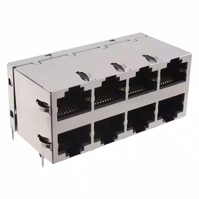 0833-2X4R-54-F Bel Fuse Inc.  Jack di connessione modulari con magneti